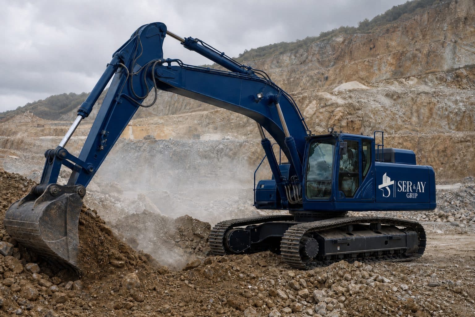 SER & AY GRUP excavator fleet