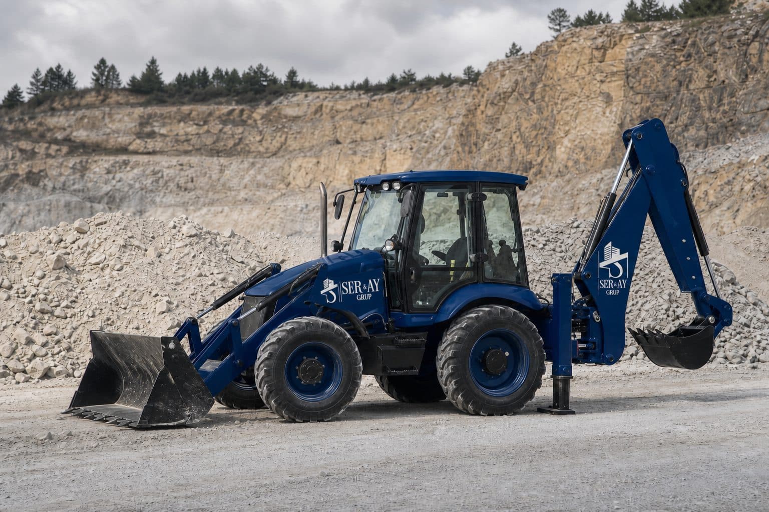SER & AY GRUP wheeled JCB in the machinery fleet