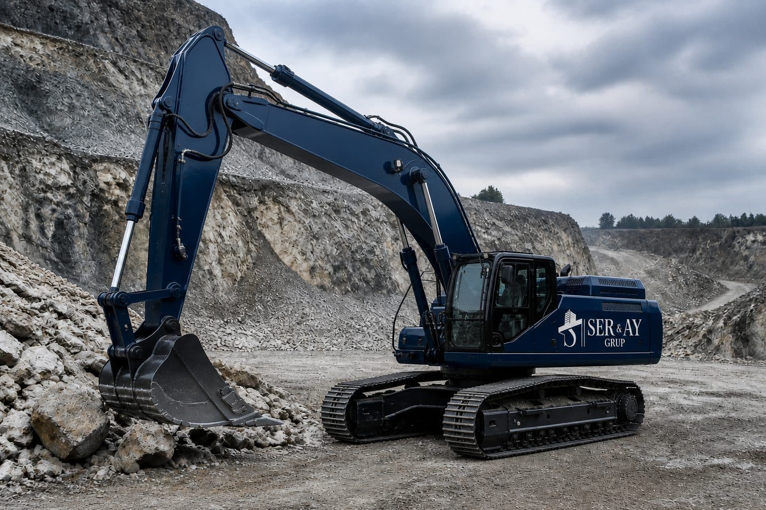 SER & AY GRUP tracked JCB for heavy site work